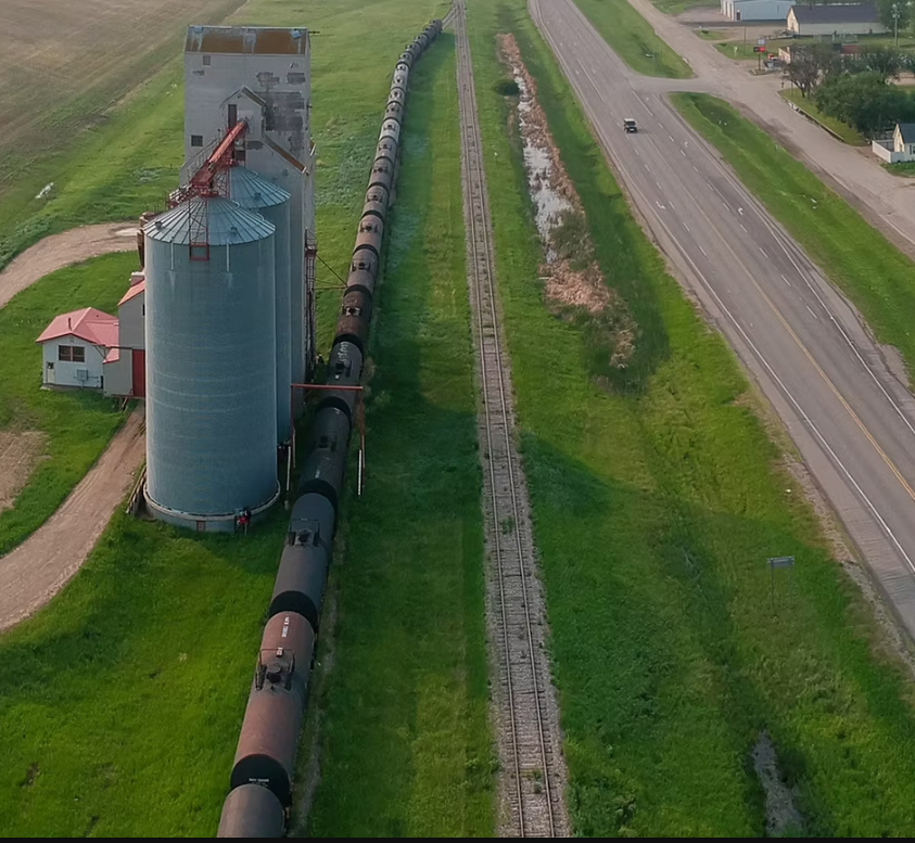 Richardson, SK - Railcar Storage - CPKC - second view