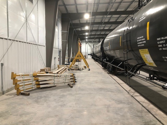 Raymond, AB - Tankcar Repair - CPKC - second view