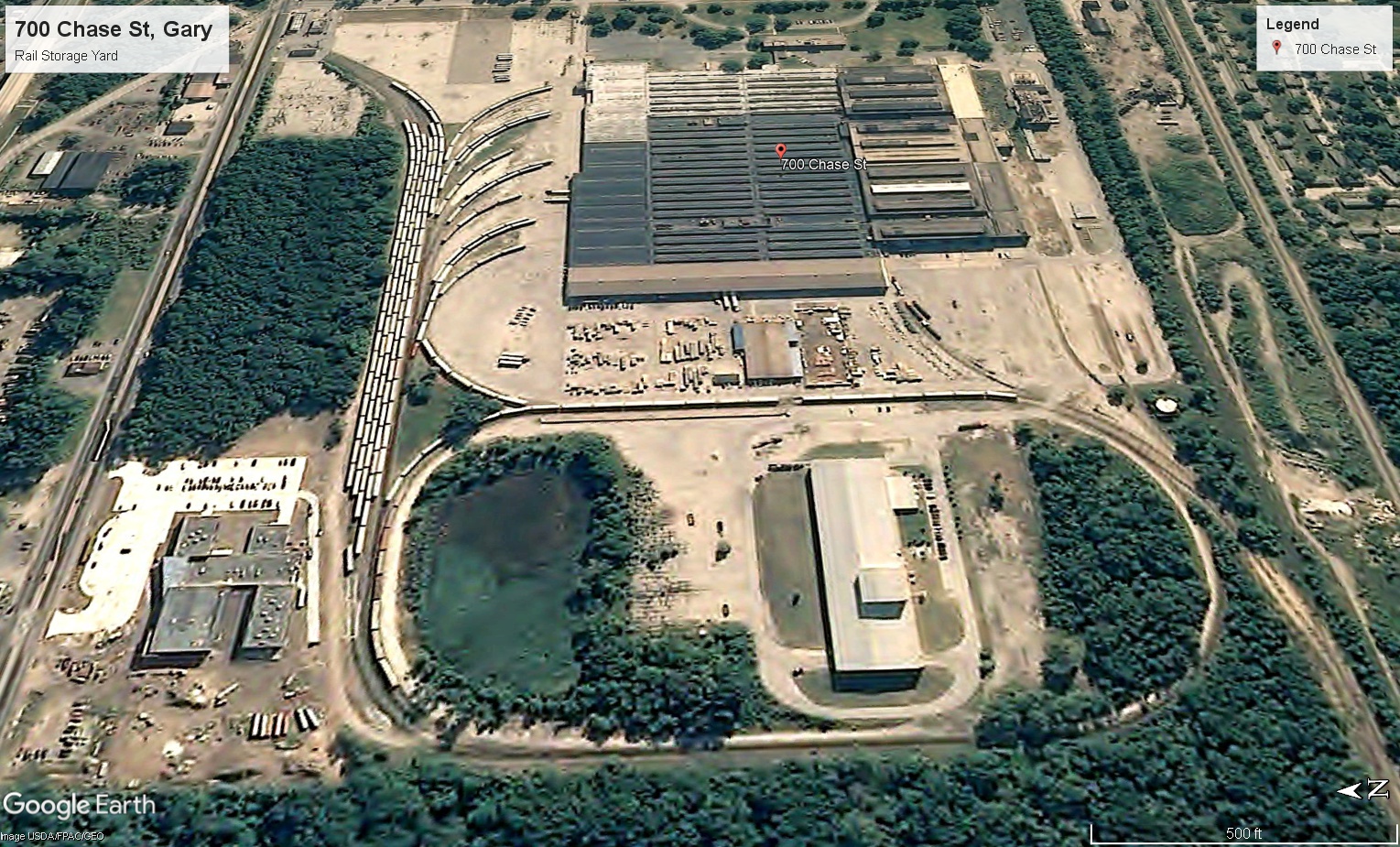 Gary, IN - Railcar Storage - BNSF, CN, CPKC, CSX, NS, UP, IHB - Gary, IN