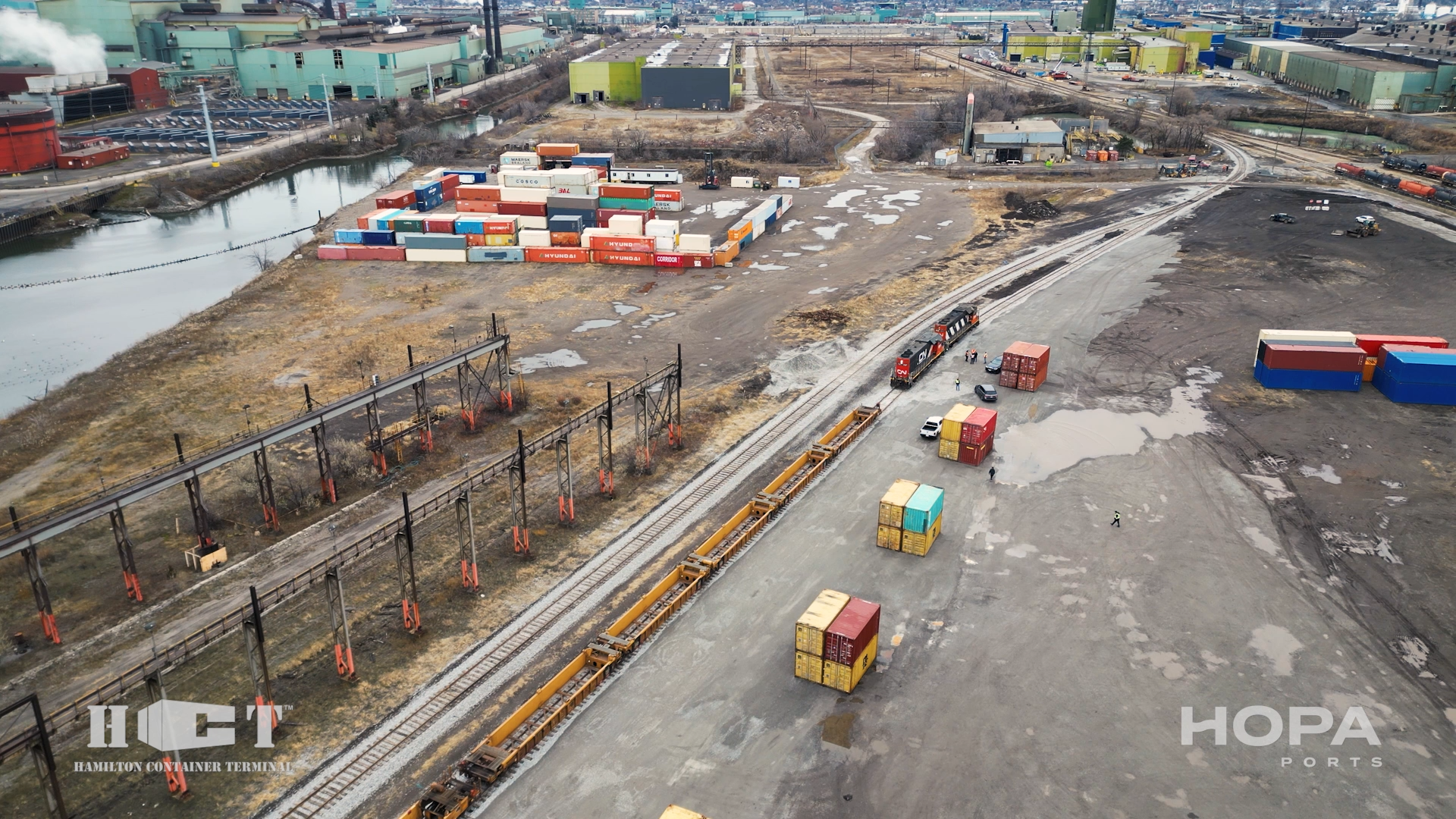 Hamilton, ON - Railcar Storage - CN - second view