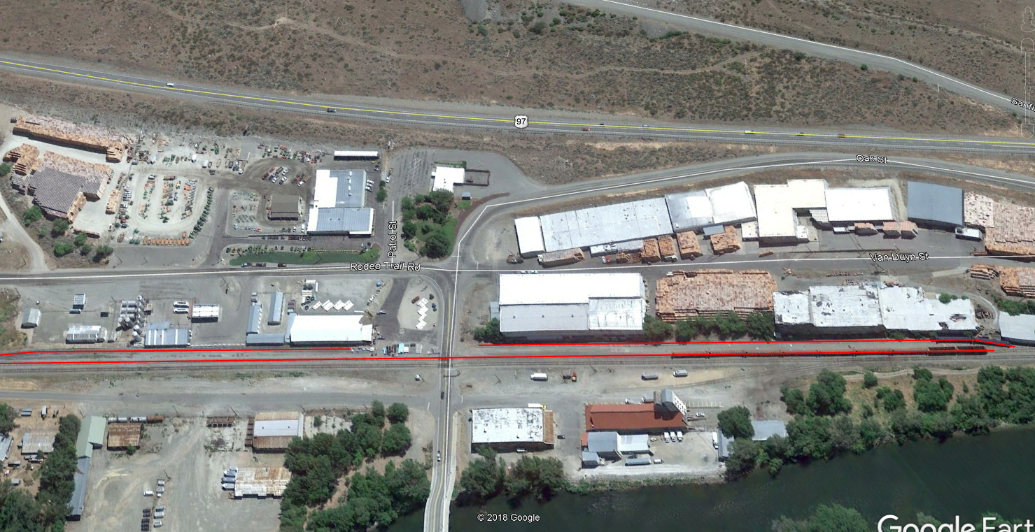 Okanogan, WA - Railcar Storage - BNSF - Okanogan, WA