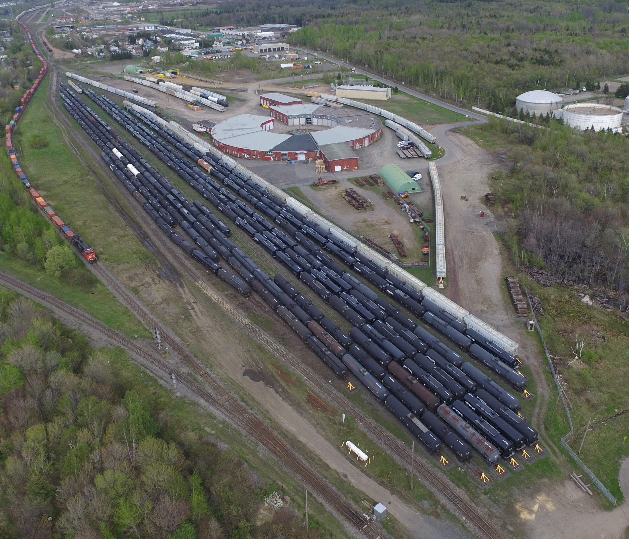 Lévis, QC - Railcar Storage - CN - Lévis, QC