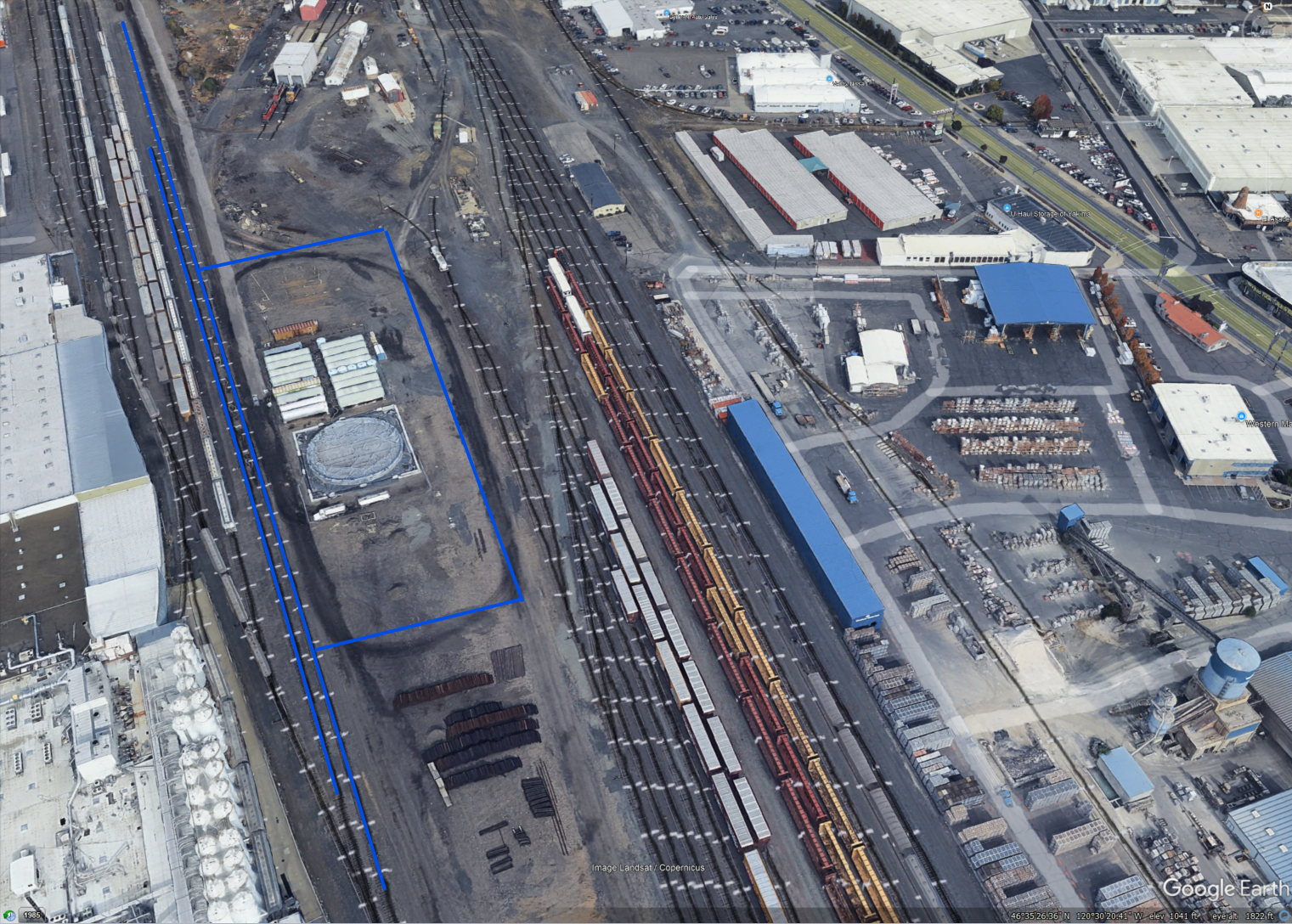 Yakima, WA - Transload - BNSF, CWR