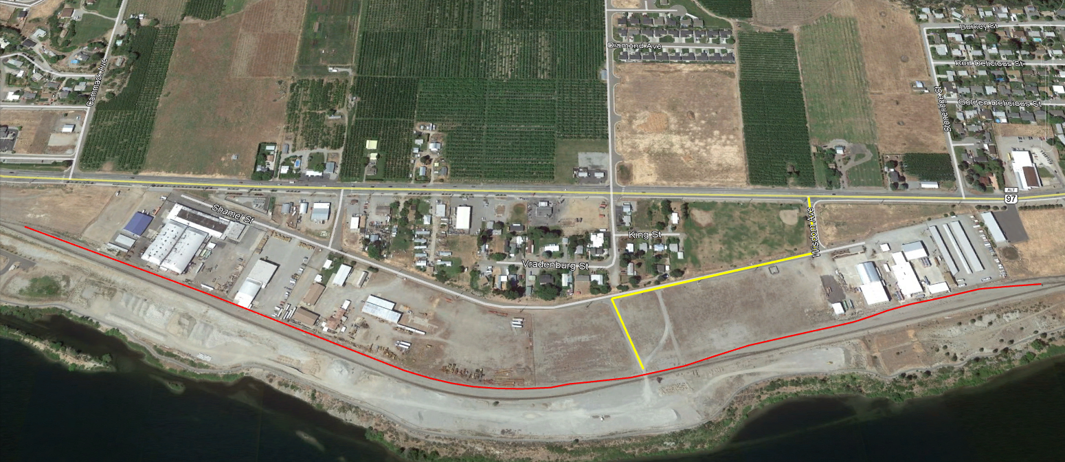 Entiat, WA - Railcar Storage - BNSF - Entiat, WA